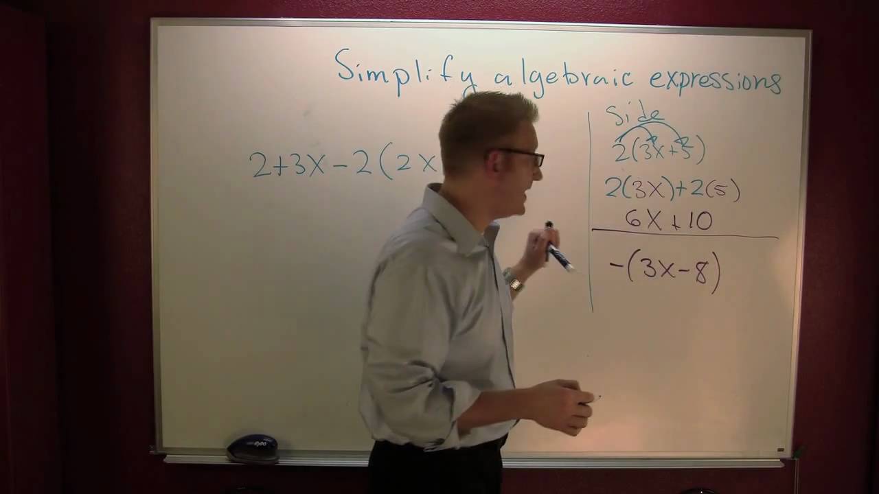 Simplifying algebraic expressions.mov