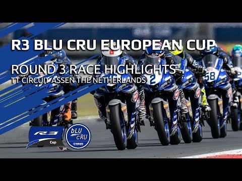 2021 Yamaha R3 bLU cRU European Cup Highlights - Round 3 TT Circuit Assen