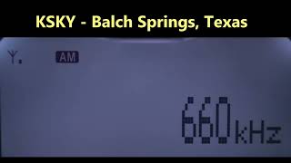 660 KSKY - Balch Springs, Texas captada en Zapopan, México