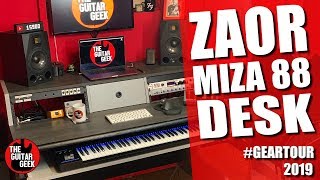 Video thumbnail for The Zaor Miza Studio Desk - The Guitar Geek Studio Tour: Part 2 by TheGuitarGeek