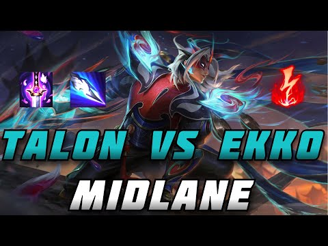 How to play Talon vs Ekko mid ?