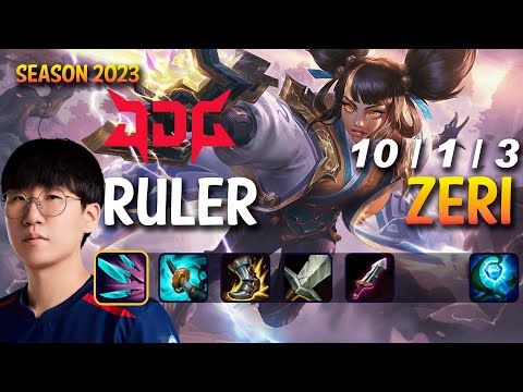 JDG Ruler ZERI vs KAI'SA ADC - Patch 13.21 KR Ranked