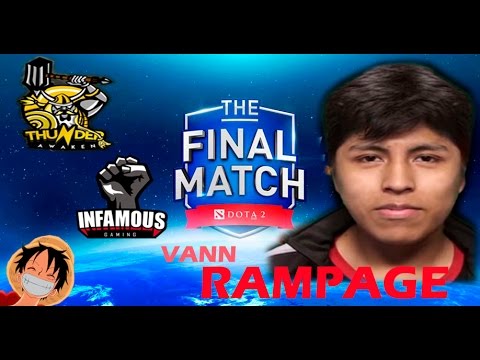 THUNDER AWAKEN VS INFAMOUS : RAMPAGE DE VANN CLASIFICATORIAS THE FINAL MATCH( 5 ÚLTIMOS MIN)