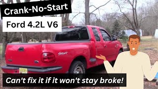 ENGINE CRANKS but WON'T START (Intermittent) Ford F150 4.2L V6 (Part 1)