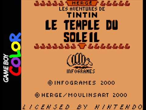 Tintin : Le Temple du Soleil Game Boy