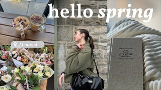 spring in montreal 🌷 cozy days in my life