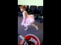 Ella Warming Up For Ballet