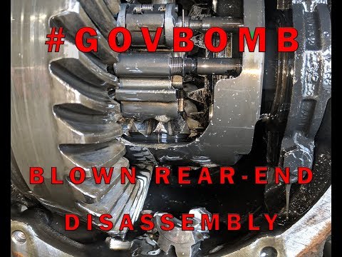 Tearing apart blown Chevy rear-end #Govbomb