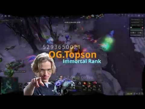 OG.Topson [Mirana] Visits SEA Server and Deletes 23savage Life Stealer Dota 2(March 2020)