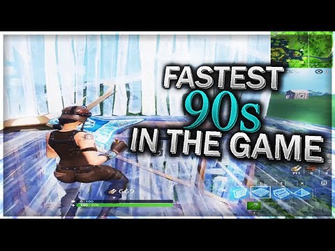 Here's how to do the fastest 90s in Fortnite