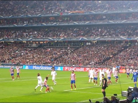 Gol de Sergio Ramos en Lisboa desde la grada (Final Champions League)