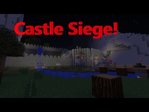 Minecraft castle siege! "War horse!"