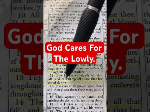 God Helps The Helpless. Psalm 145:14 #God Of #Israel