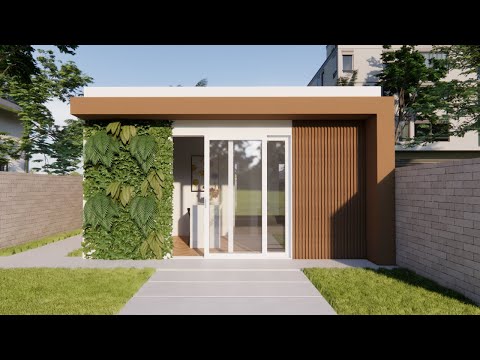 Plano de Casa 5X5 | Tiny House | Mini Casa 25 M²| 5X5 House (25 SQM)| Small House Design Idea