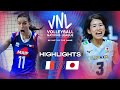 🇫🇷 FRA vs. 🇯🇵 JPN - Highlights | Week 2 | Women's VNL 2024