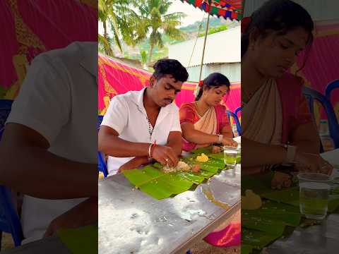 En vaiye ena dustbin ha de😟😂… wait for reaction😅… #husbandwife #function #food #comedy #funny #yt