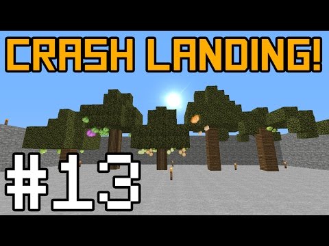 Minecraft Crash Landing - Amazing Orchard! #13