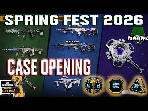 INSANE LUCK Case Opening - Spring Fest 2026 #pubgxkcnsquad #pubg #parkerppk 