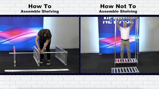 How NOT to Assemble Our Shelving