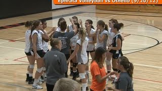preview picture of video 'Ephrata HS Volleyball vs Othello HS (9/20/12)'