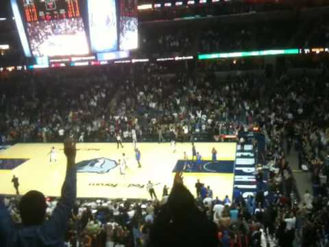 Rudy Gay Game Winner - Memphis Grizzlies vs. Oklahoma City Thunder 01/22/2010
