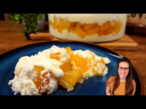 SOBREMESA DELICIA GELADO DE ABACAXI, SEM GELATINA, SUPER FÁCIL