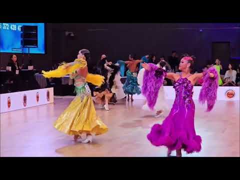 WDSF Malaysia Open Dancesport             Championship 2025~OPEN Solo Standard Female Youth~8 place