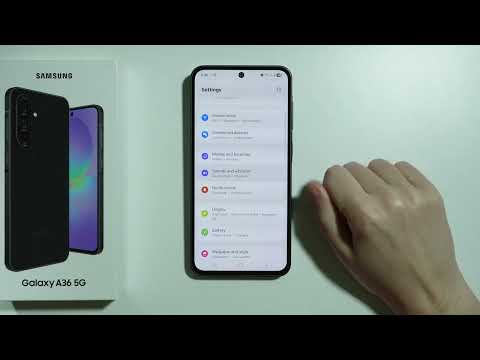 Samsung Galaxy A36 5G: How to Turn ON/OFF Touch Vibrations