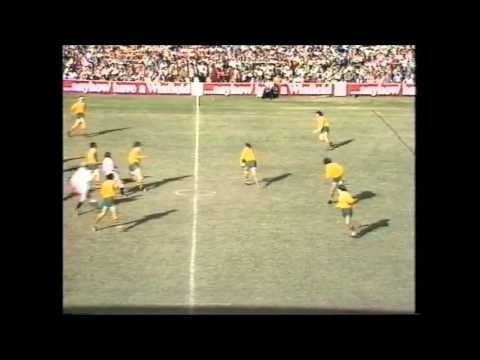 Mike Burton sent off for England. England and Australia fighting
