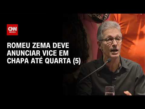Zema sinaliza chapa-pura e diz que vice será anunciado na próxima quarta (5) | CNN 360°
