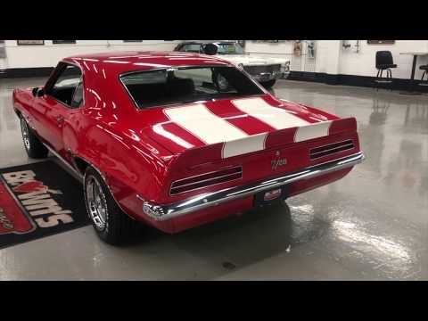 1969 Chevrolet Camaro Z/28 clone viper red walk through