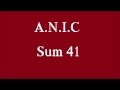 Sum 41 - A.N.I.C. lyrics
