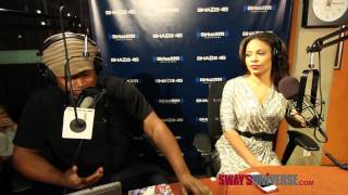 Sanaa Lathan and Sway Act Out a Love Scene on Sway In The Morning | Sway&#39;s Universe
