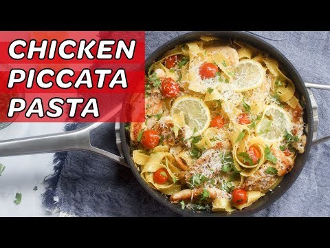 How to Make Chicken Piccata Pasta (an easy one pan pasta dish)