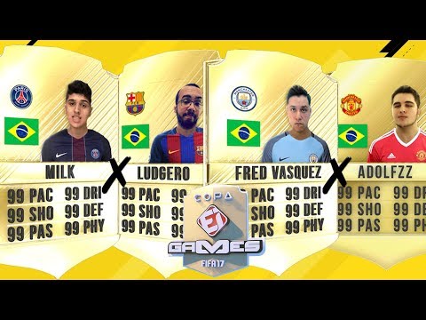 Milk x Victor Ludgero e Fred Vasquez x Ad0lfzZ - Quartas de Final - COPA EI GAMES FIFA 17