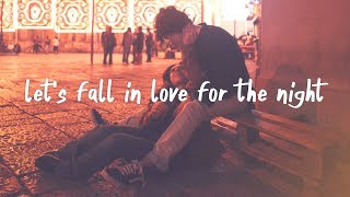 FINNEAS - Let&#39;s Fall In Love For The Night (Lyric Video)