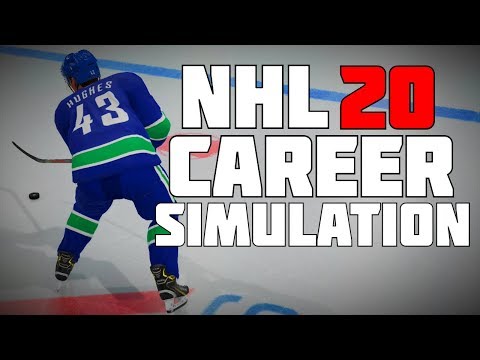 NHL 20 QUINN HUGHES FULL CAREER SIMULATION