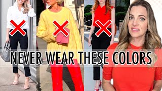 Never Wear These Colors if you want to look Stylish and Sophisticated