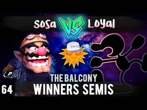 PM @ the Balcony 64 - Winners Semis ft. TB|Loyal (Game n Watch) VS R3|Sosa (Wario)