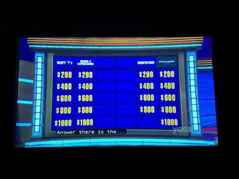 Jeopardy, Jim Gilligan Day 2 - 1st Daily Double (1/11/21)