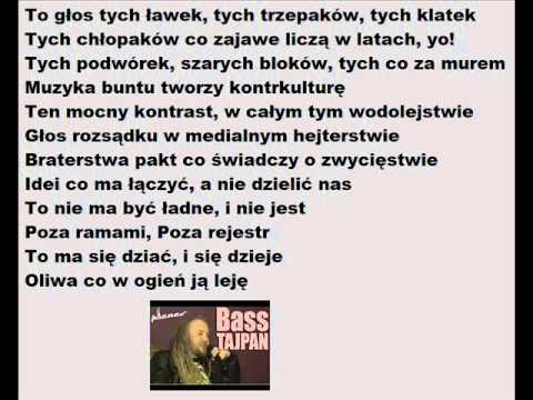 Bas Tajpan FT. Sobota, Bob One - Muzyka Buntu (tekst)
