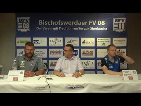 2. Spieltag I Pressekonferenz Bischofswerdaer FV 08 - BFC Dynamo 0:1 (0:0)