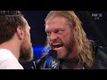 Edge confronts Daniel Bryan and attacks him with a Spear (Full Segment)