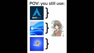 XP still has too many use cases 🙏😭 #windows #linux #arch