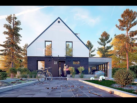 Projekt domu Daktyl II - pracownia Dom Dla Ciebie