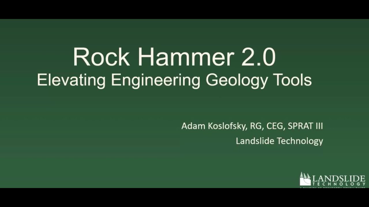 Rock Hammer 2 0-Elevating Engineering Geology Tools