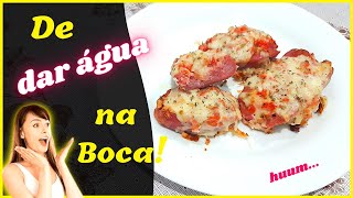 ALMOO FCIL COM LINGUIA ASSADA NO FORNO! RECEITA FCIL