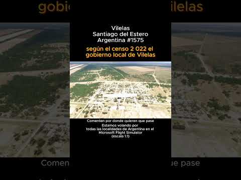 Vilelas, Santiago del Estero desde el Microsoft Flight Simulator #vilelas #santiagodelestero #msfs