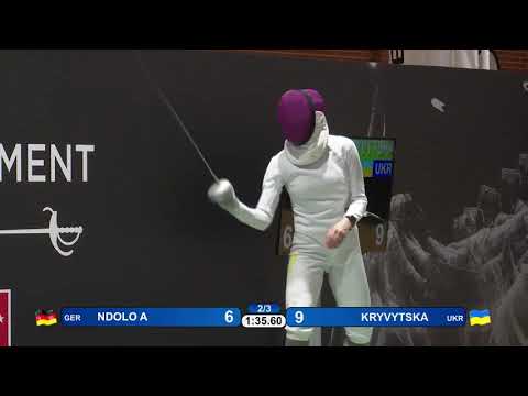 European Olympic Qualifiers 2021 SWE - GOLD - Ndolo GER v Kryvytska UKR