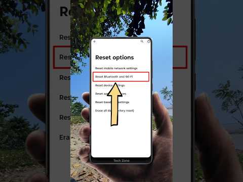 🔄 How to Reset Wi-Fi & Bluetooth on Motorola | Fix Connection Issues Fast! | Tech Zone #shorts